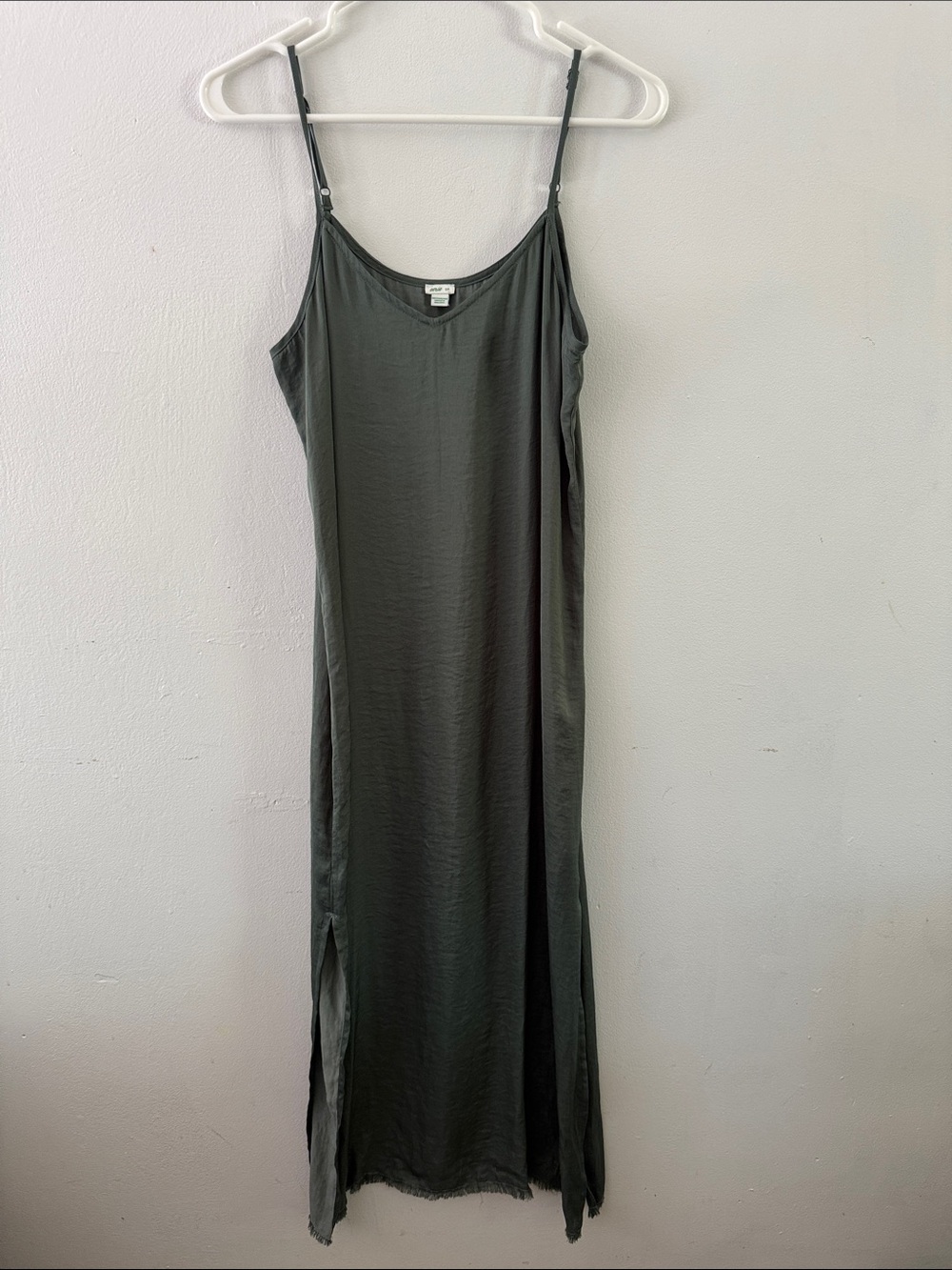 Aerie Green Slip Dress Sz S